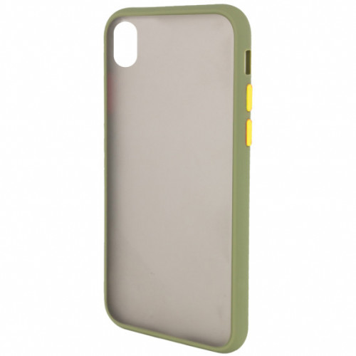 Чохол iPhone X/XS Gingel Series Light green/Yellow